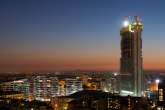 20140306_190701 Residenze Hadid e torre Isozaki al tramonto