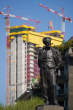 20140324_114115 Monumento a Verdi e torre Isozaki in cantiere