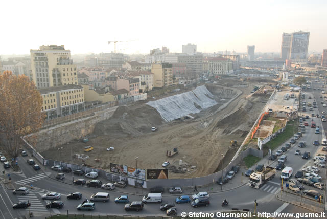  Panoramica sul cantiere - click to next image