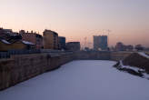 20090112_171155 Scavo innevato al tramonto