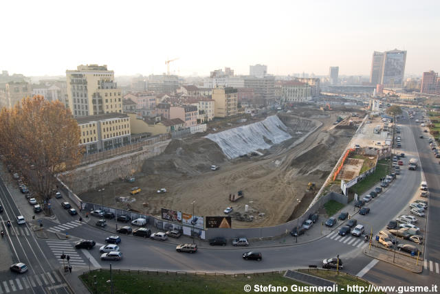  Panoramica sul cantiere - click to next image