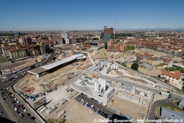  Panoramica sul cantiere - click to next image