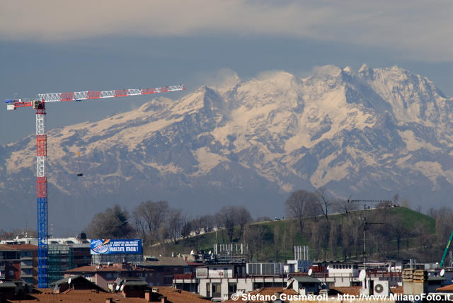  Gru Raimondi flattop al Portello Sud, monte Stella e monte Rosa - click to next image