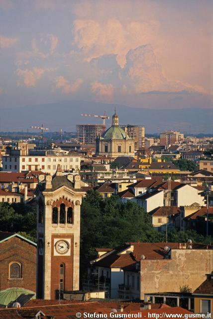  Campanile Corpus Domini e cupola S.Lorenzo - click to next image