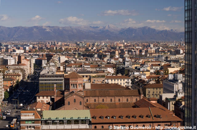  Panorama su S.Agostino e prealpi bergamasche - click to next image