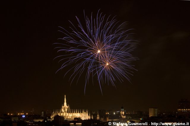  Fuochi d'artificio e Duomo - click to next image