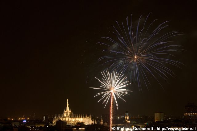  Fuochi d'artificio e Duomo - click to next image