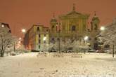 20050118_223823 Piazza Tommaseo innevata e S.Maria Segreta