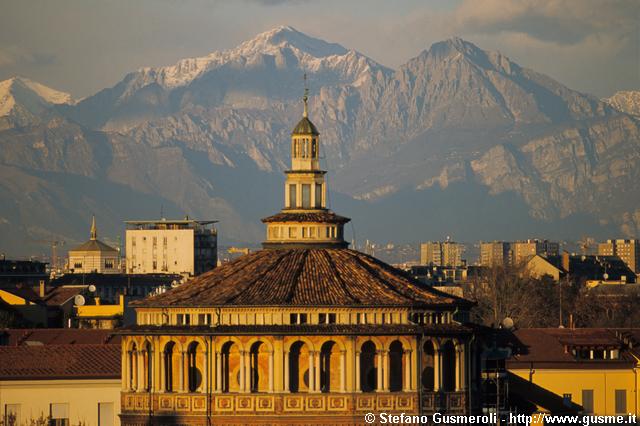  Tiburio S.Maria delle Grazie e Grigne - click to next image