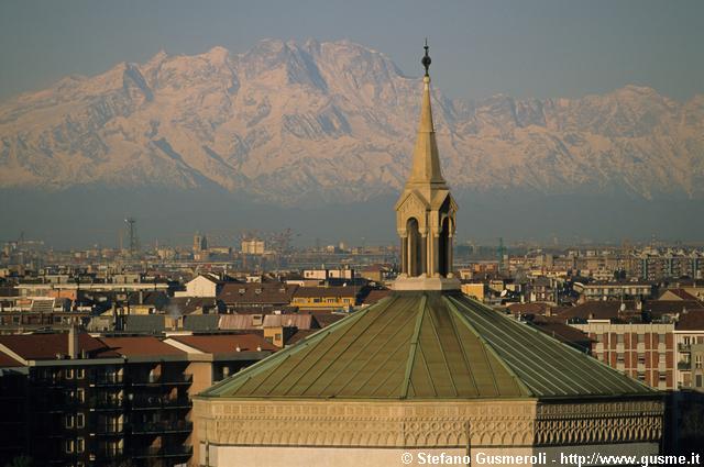  Lanterna Famedio Monumentale e monte Rosa - click to next image