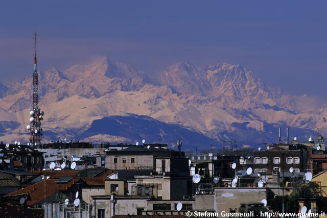  Traliccio Telenova, Weissmies, Lagginhorn e Fletschhorn - click to next image