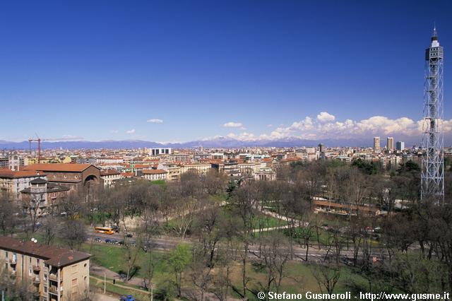  Panorama sul Parco Sempione - click to next image