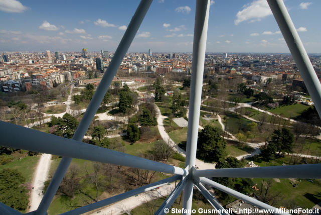  Panorama sul parco dalla Torre Branca - click to next image