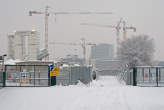 20090106_145959 Ingresso Nord del cantiere innevato