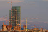 20100102_164324 Cantieri torre Pelli e AltraSede al tramonto