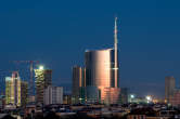 20120124_175409 Skyline di Porta Nuova al tramonto