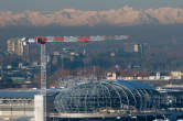 20101124_101459 MIC - Copertura auditorium e alpi innevate