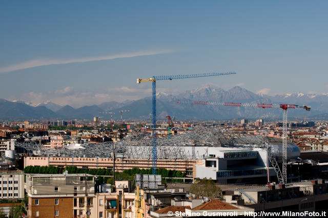  Panorama sul cantiere MIC - click to next image