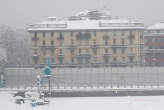 20090107_131600 Viale Cassiodoro 5 sotto alla nevicata