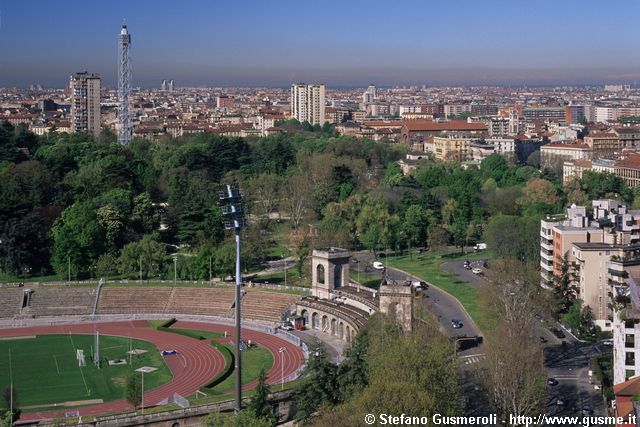  Arena, Parco Sempione e viale Elvezia - click to next image