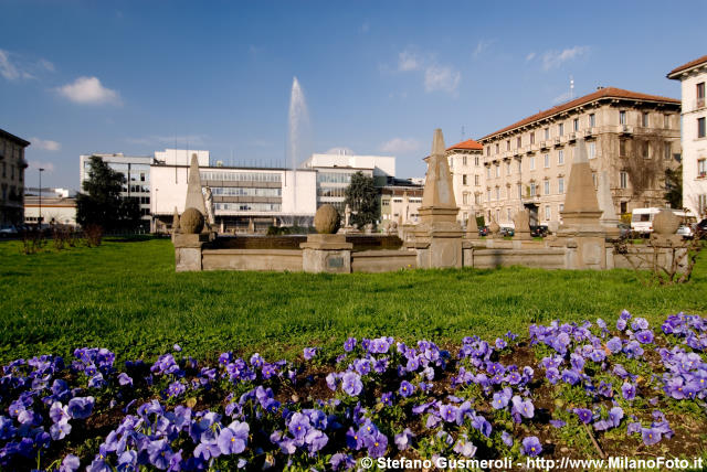  Fioritura in piazza Giulio Cesare - click to next image