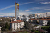 20140324_111419 Piazzale Giulio Cesare e torre Isozaki