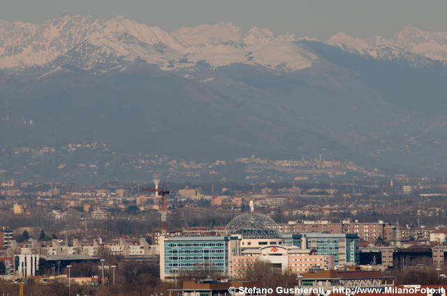  Ospedale San Raffaele, Bergamo e Alpi - click to next image