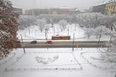 20090107_125636 Piazza Sei Febbraio innevata