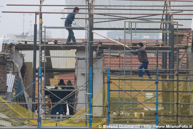  Preparazione della copertura temporanea - click to next image