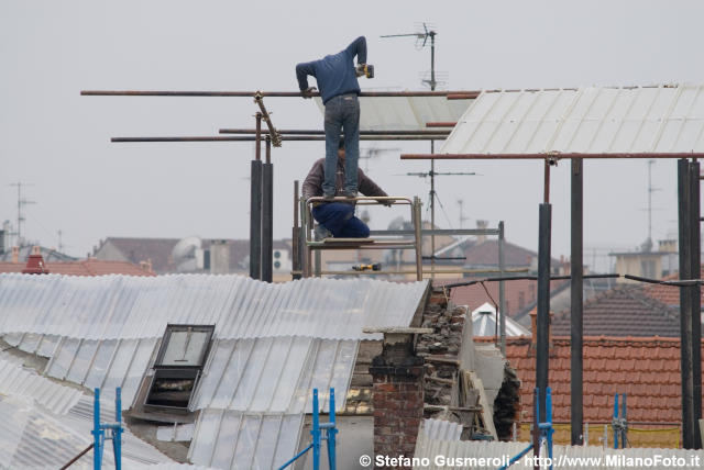  Preparazione della copertura temporanea - click to next image