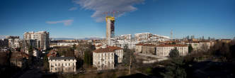 20140126_151104_P Panoramica su piazzale Giulio Cesare e CityLife