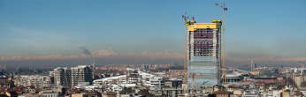 20140206_105900 Panoramica su CityLife con la torre Isozaki in costruzione