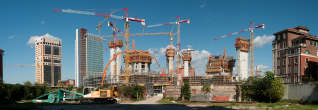 20091014_132825_P Panoramica sul cantiere per la torre Pelli